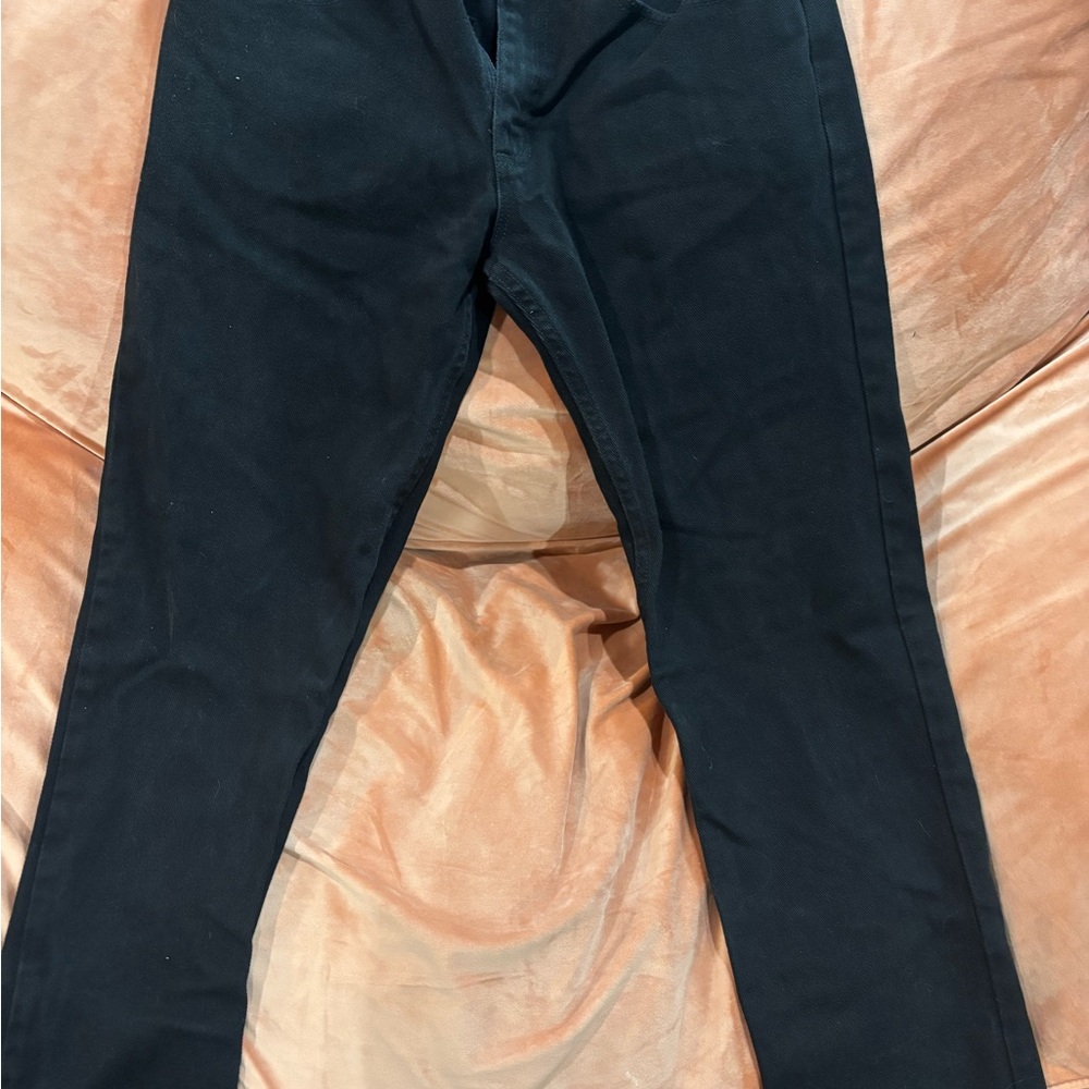 Black Slim Fit Pants Lee